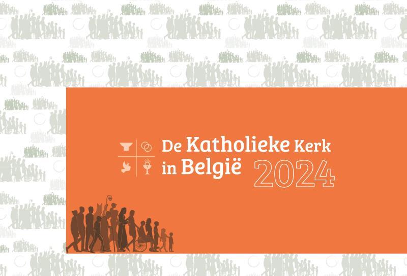Omslag van boek: De Katholieke kerk in België 2024