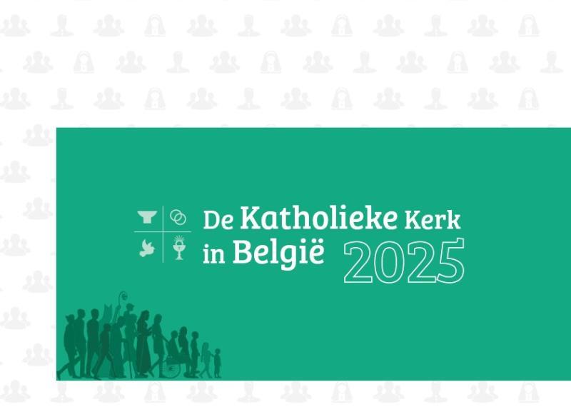 Omslag van boek: Jaarrapport van de Katholieke Kerk in België 2025